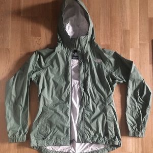 The North Face Green Rain Jacket
